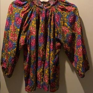 Tucker Floral Blouse